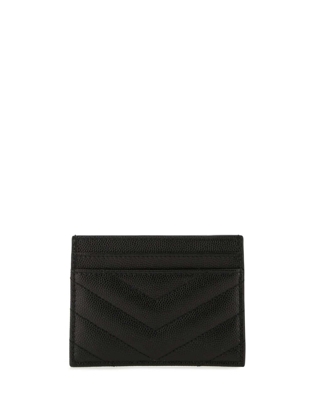 Saint Laurent monogram quilted cardholder - Black