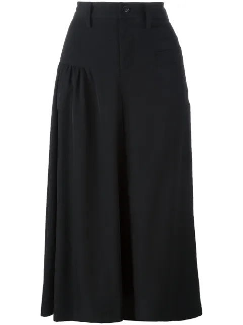 Y's high-waisted draped skirt