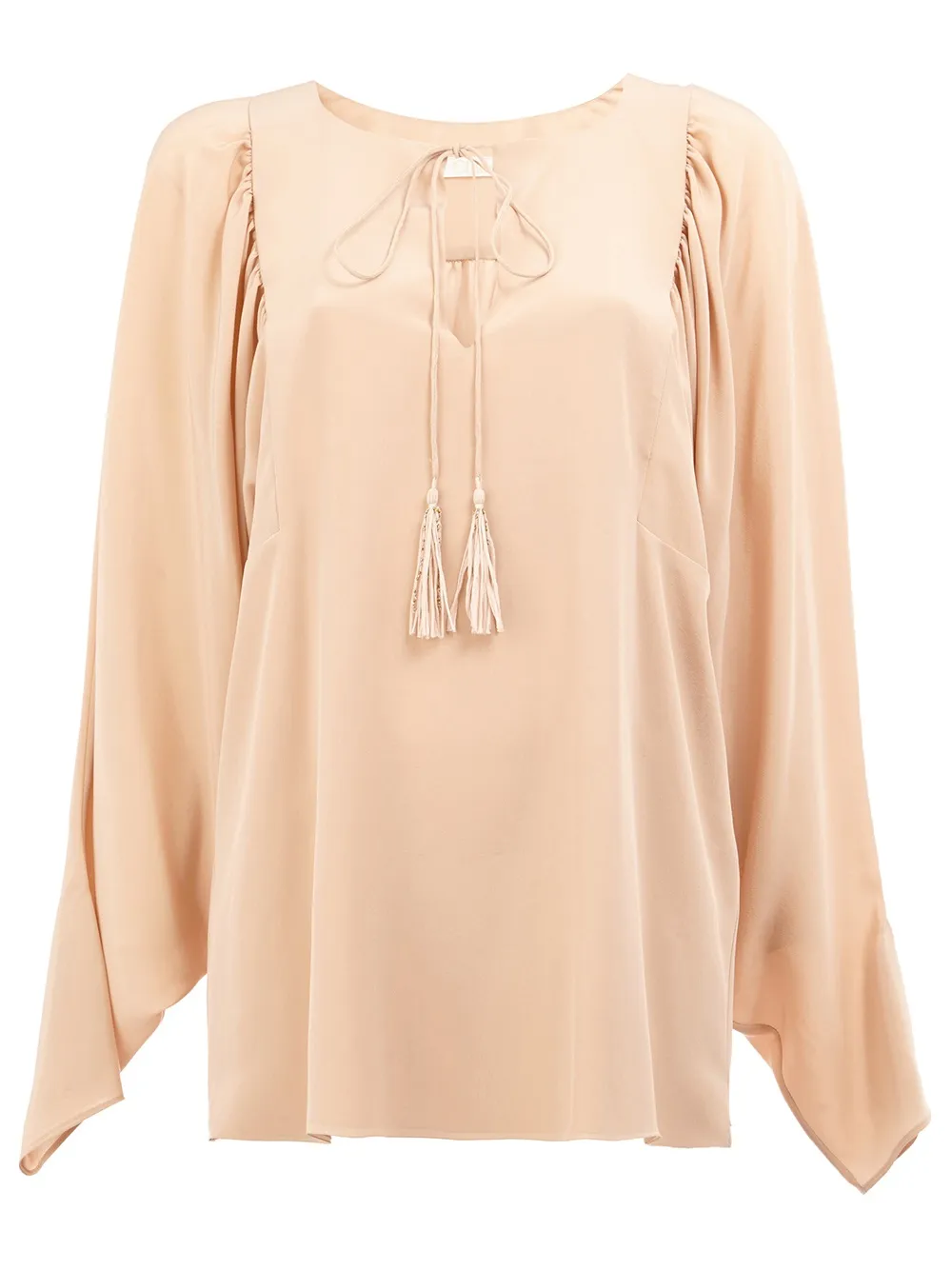 Chloé slit front blouse - Rosa