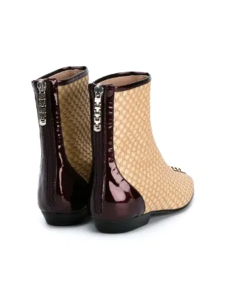 jw anderson padded lace up boots