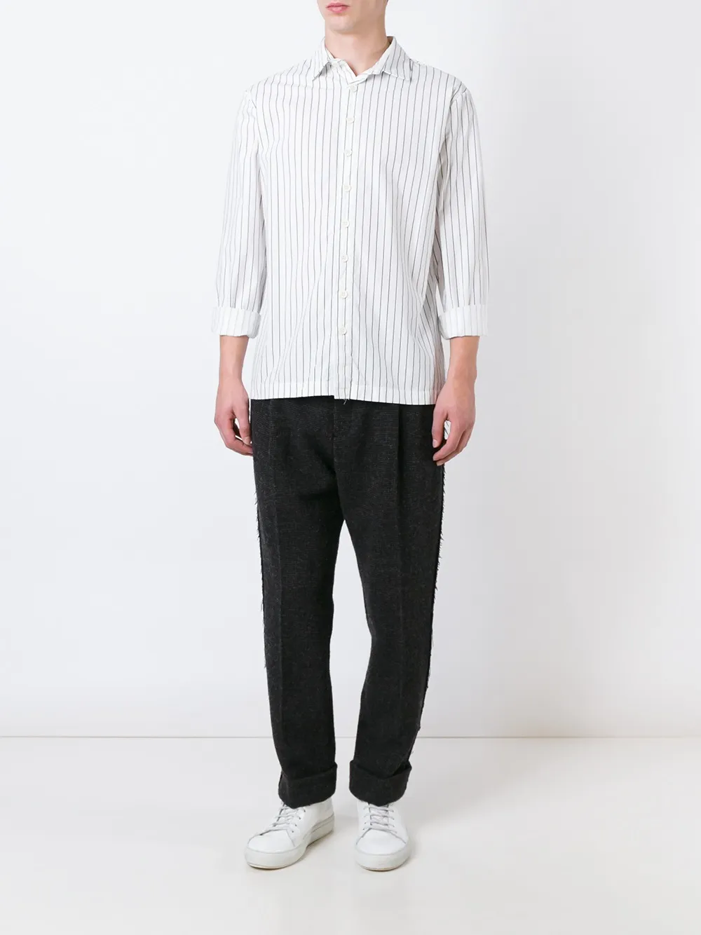 Sunnei striped shirt Wit