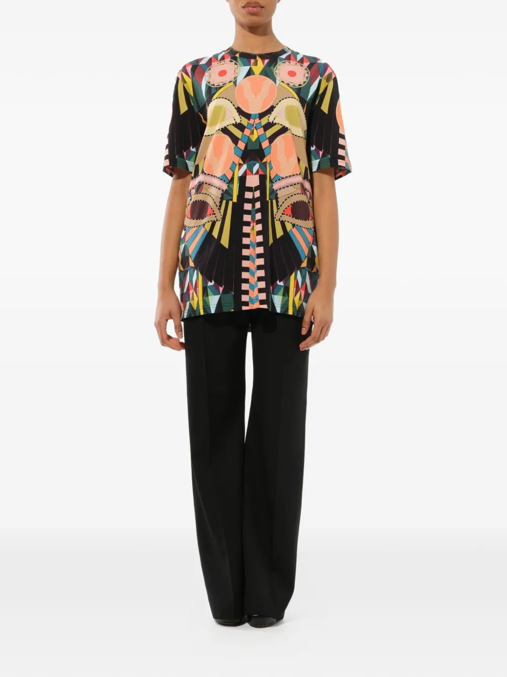 Givenchy 'Crazy Cleopatra' T-shirt Zwart