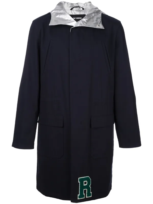 Raf Simons Unlined Metallic Inner Parka | Blue | FARFETCH ZA