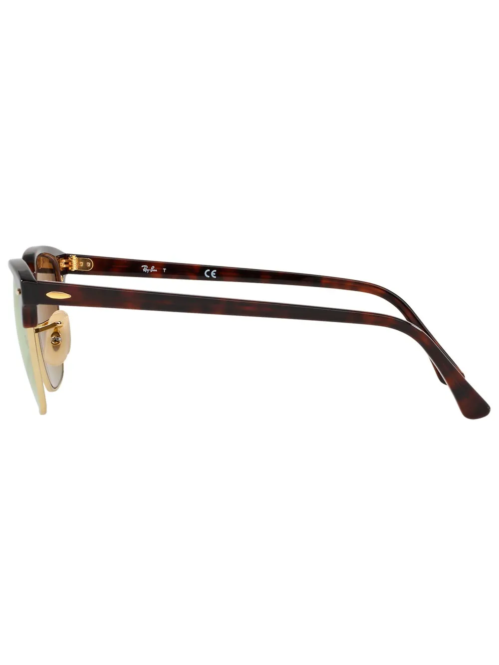 Ray-Ban Clubmaster zonnebril Bruin