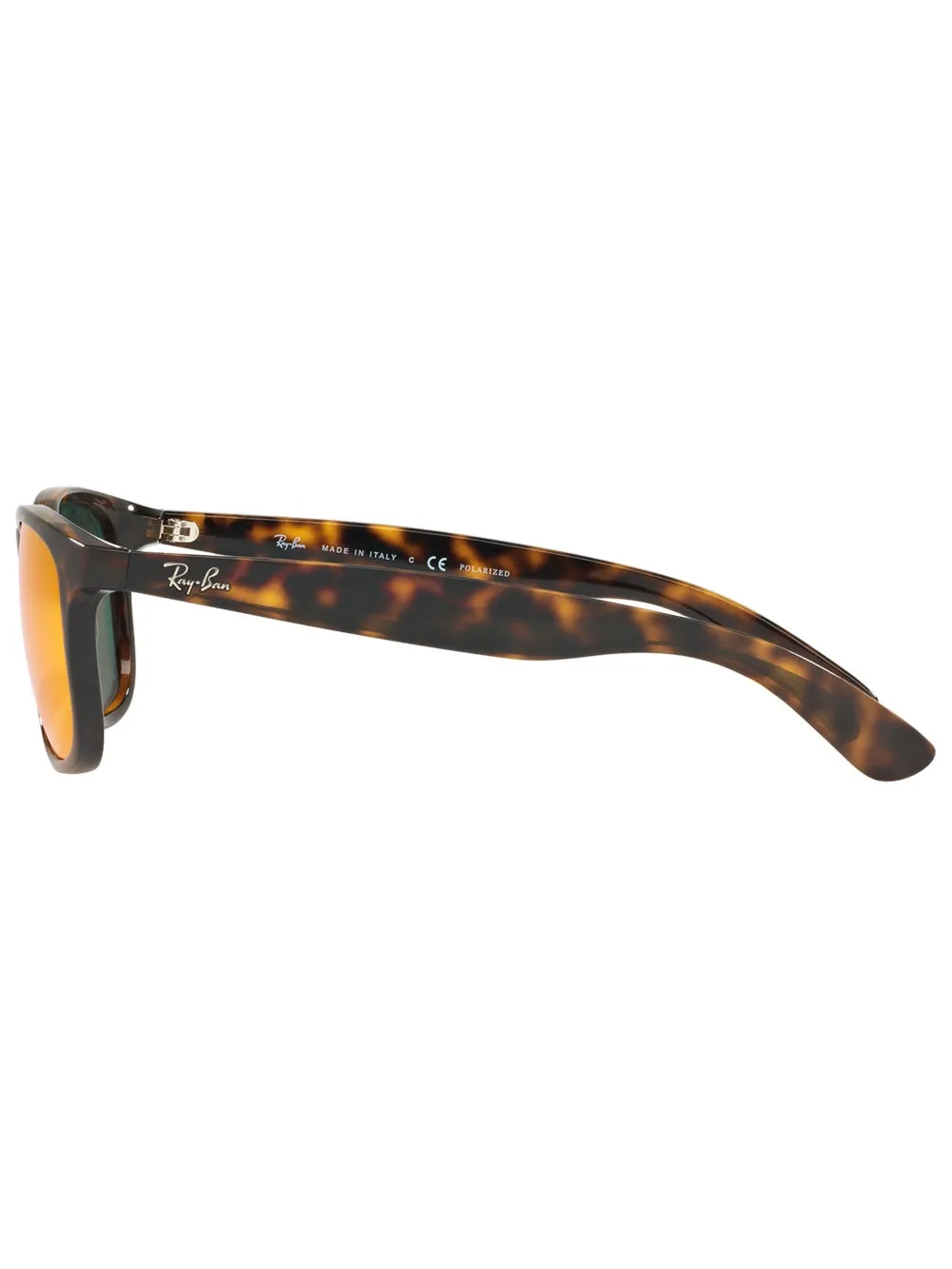 Ray-Ban Andy zonnebril met vierkant montuur Bruin