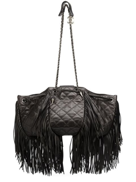 HOT SALE CHANEL Paris Dallas fringed shoulder bag Women