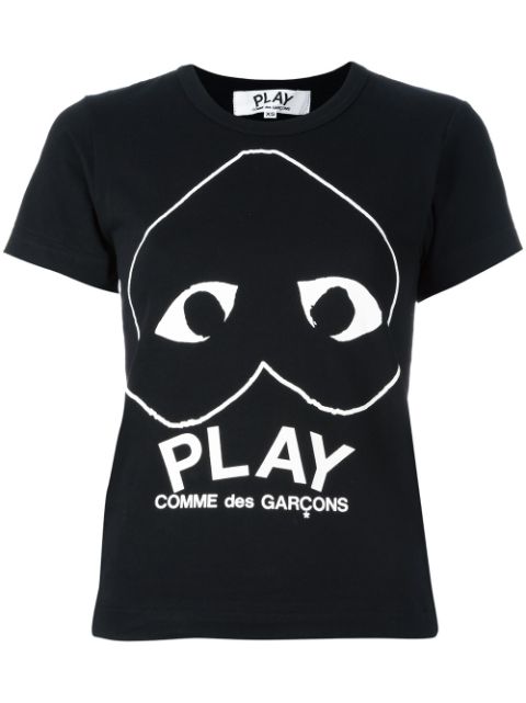 Comme Des Garçons Play logo print T-shirt