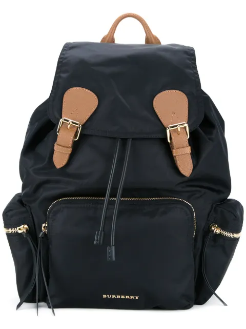 BURBERRY THE LARGE RUCKSACK IN TECHNICAL NYLON AND LEATHER