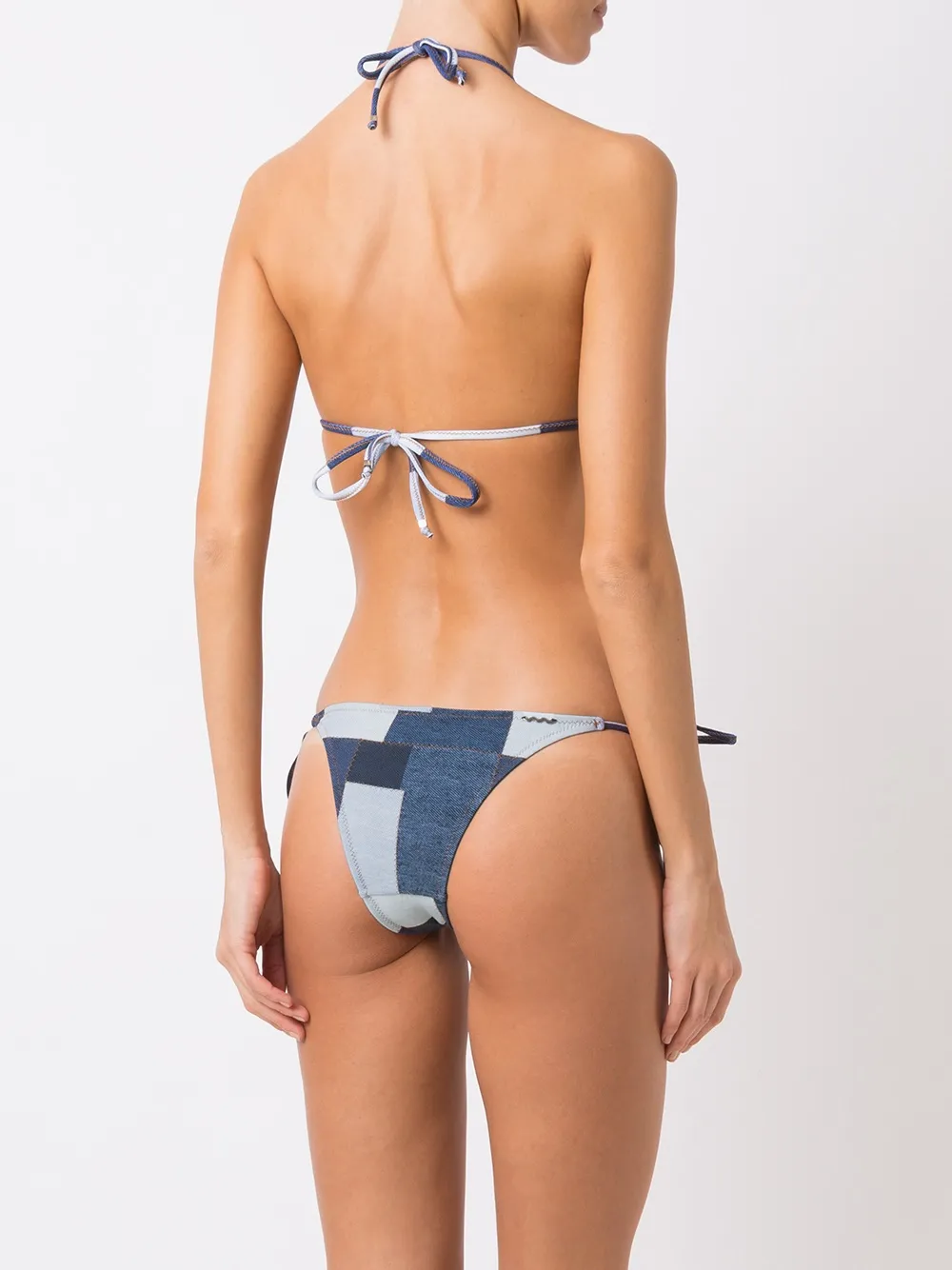  Amir Slama Triangle Bikini Set - Blue 