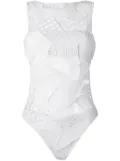 Amir Slama crochet swimsuit - White