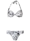 Amir Slama printed bikini set - White