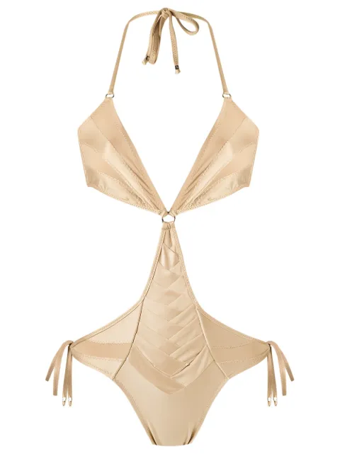 Amir Slama panelled swimsuit