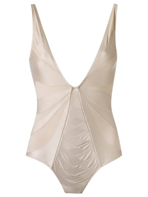 Amir Slama panelled swimsuit