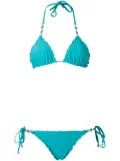 Amir Slama triangle bikini set - Blue