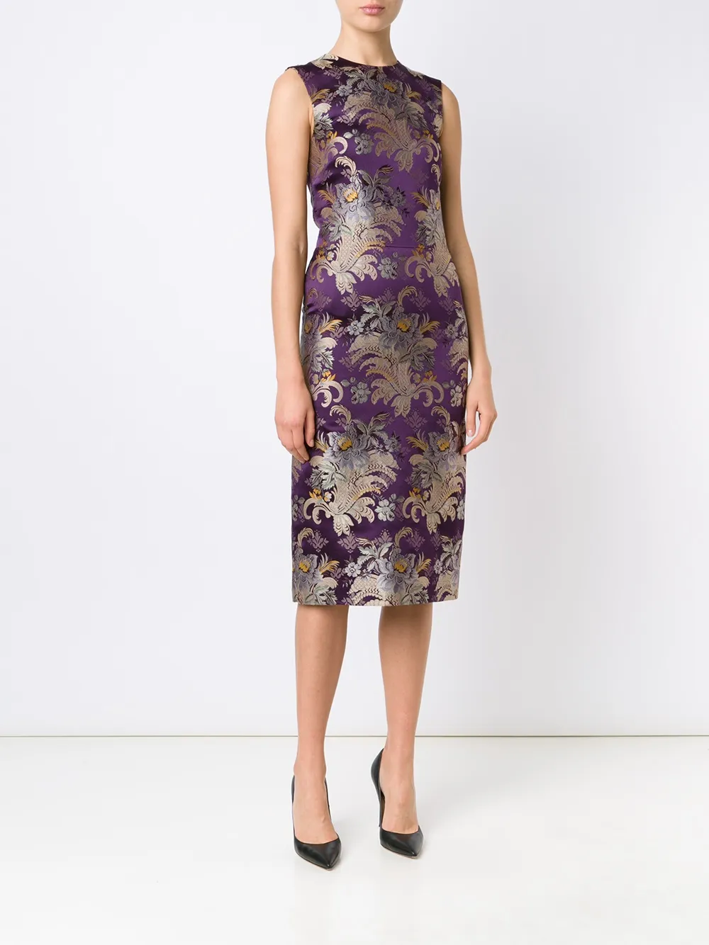 Ralph Lauren Collection floral print dress - Roze
