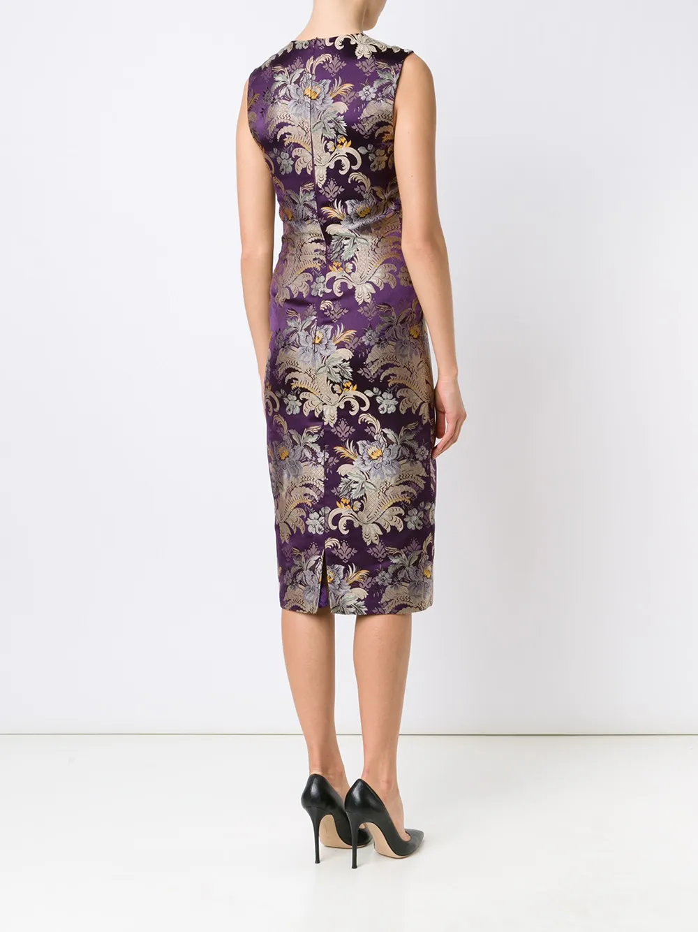 Ralph Lauren Collection floral print dress Roze