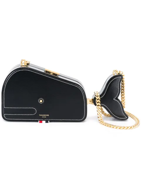Thom Browne Chain Strap Whale Bag Farfetch Thom Browne Chain Strap Whale Bag Farfetch