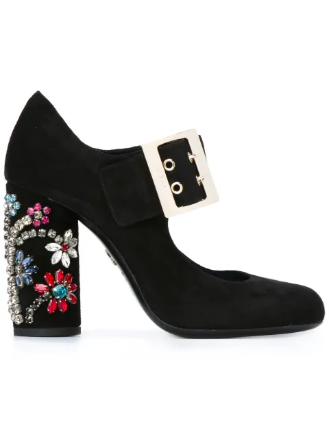 Lanvin embellished Mary Jane pumps