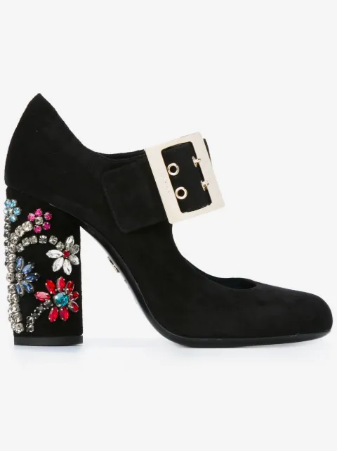 Lanvin embellished Mary Jane pumps