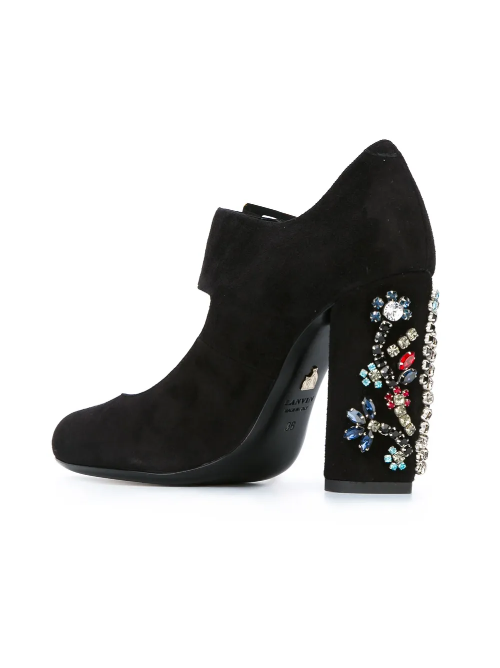 Lanvin Mary Jane verfraaide pumps Zwart