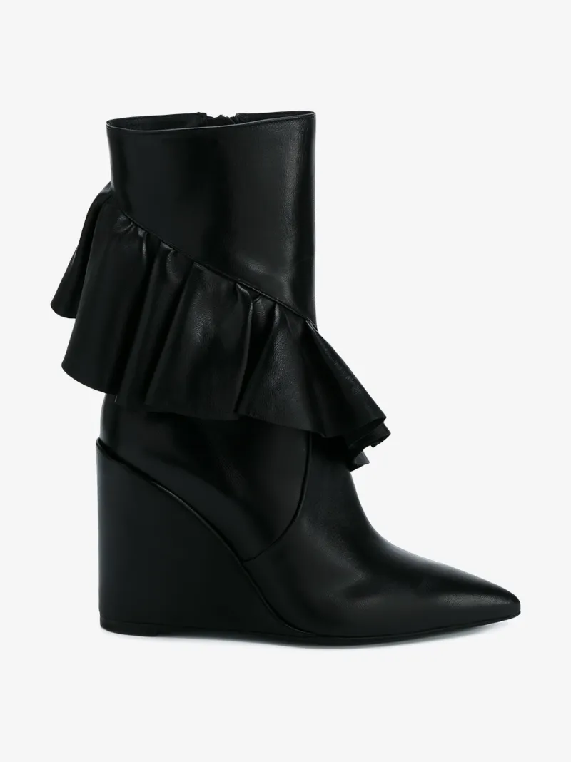 jw anderson foldover leather high boots