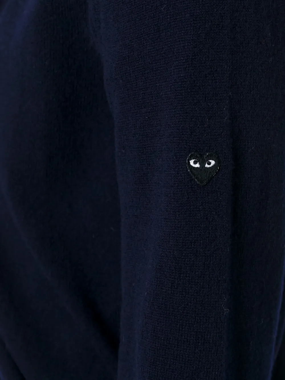  Comme Des Garçons Play Cardigan Mit Knopfleiste   Schwarz 