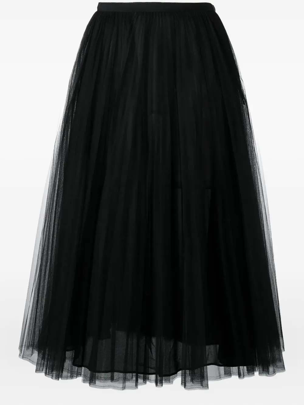 Valentino Garavani tulle A-line skirt Zwart