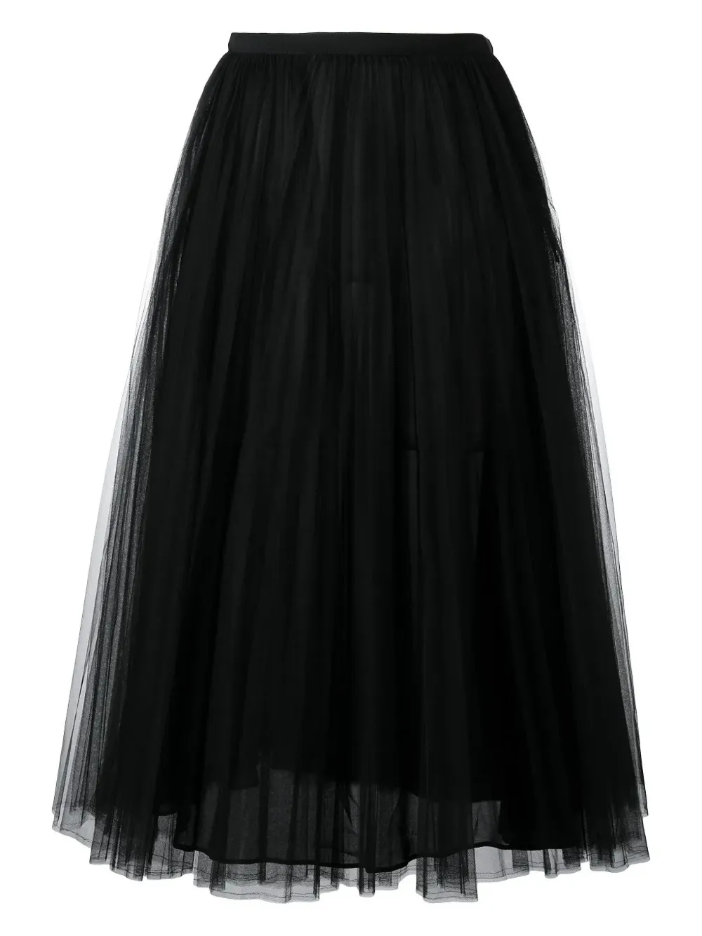 Valentino Garavani tulle A-line skirt Zwart