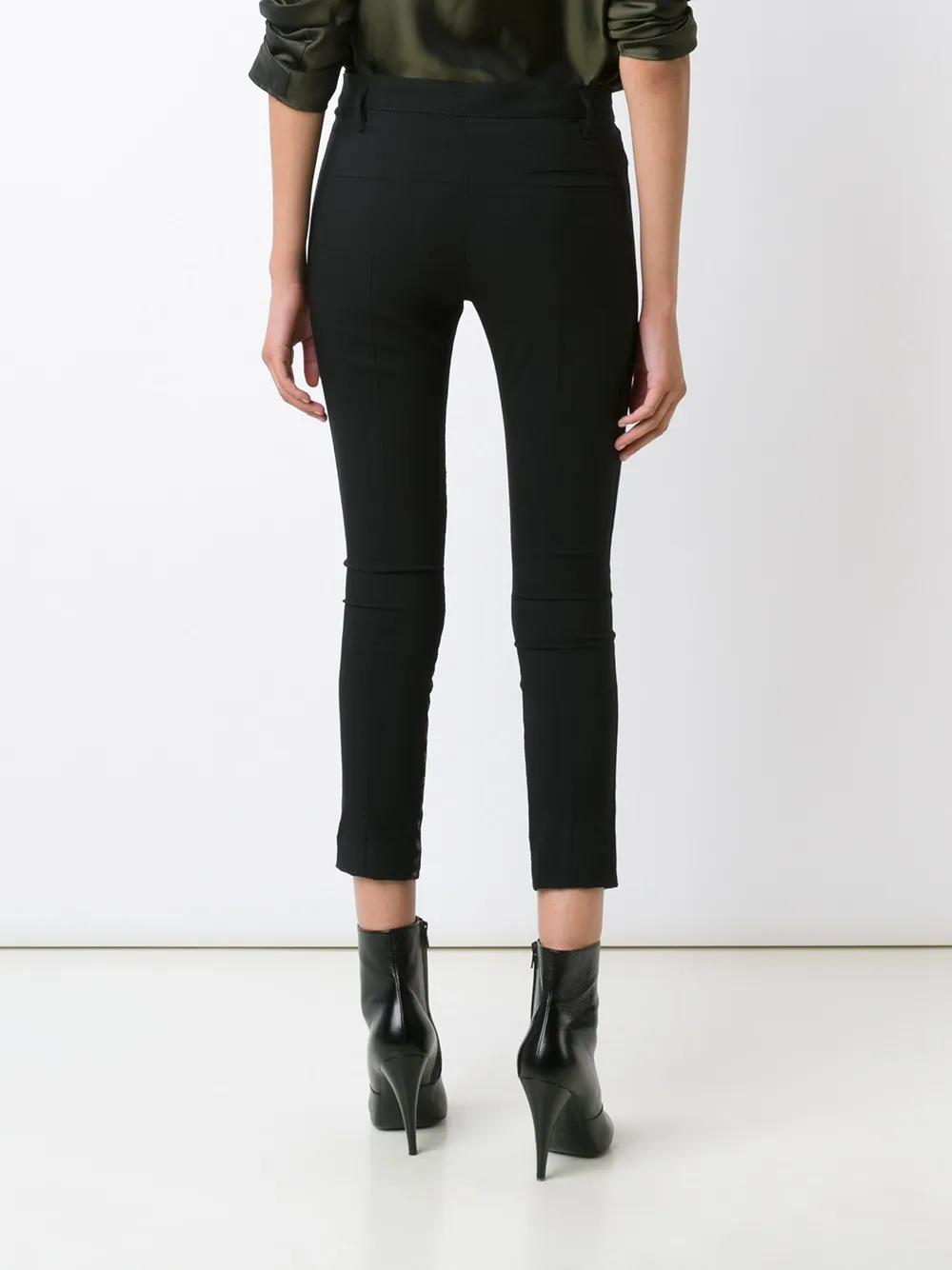 Jacquard Contrast Stripe Trousers