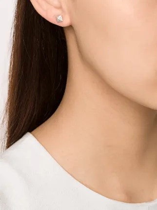 Ef Collection Mini Pyramid Stud Earring Farfetch Ef Collection Mini Pyramid Stud Earring
