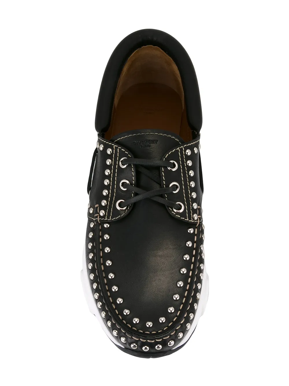 Givenchy studded boat shoes Zwart