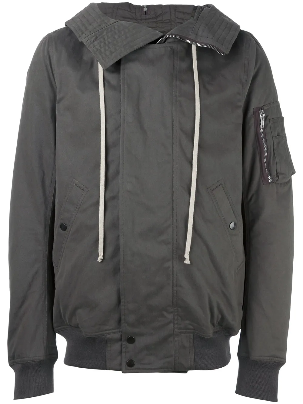 Rick Owens Drkshdw Zip UP Hooded Jacket $1,290 - Buy AW16 Online - Fast Delivery, Price
