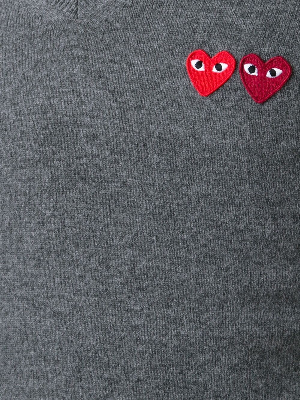 фото Comme des garçons play джемпер 'double heart'