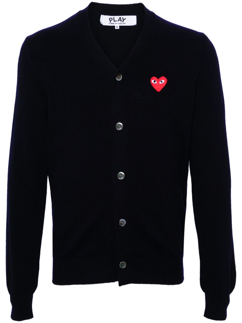 Comme Des Garçons Play V-neck wool cardigan