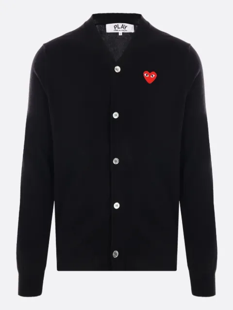 Comme Des Garçons Play V-neck wool cardigan