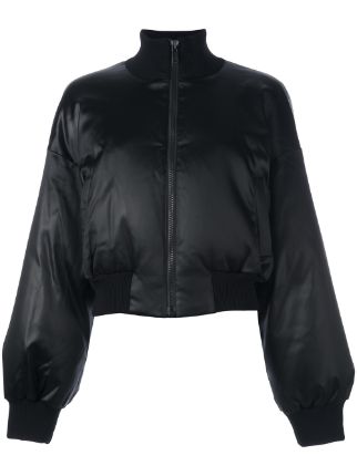 DKNY satin bomber jacket