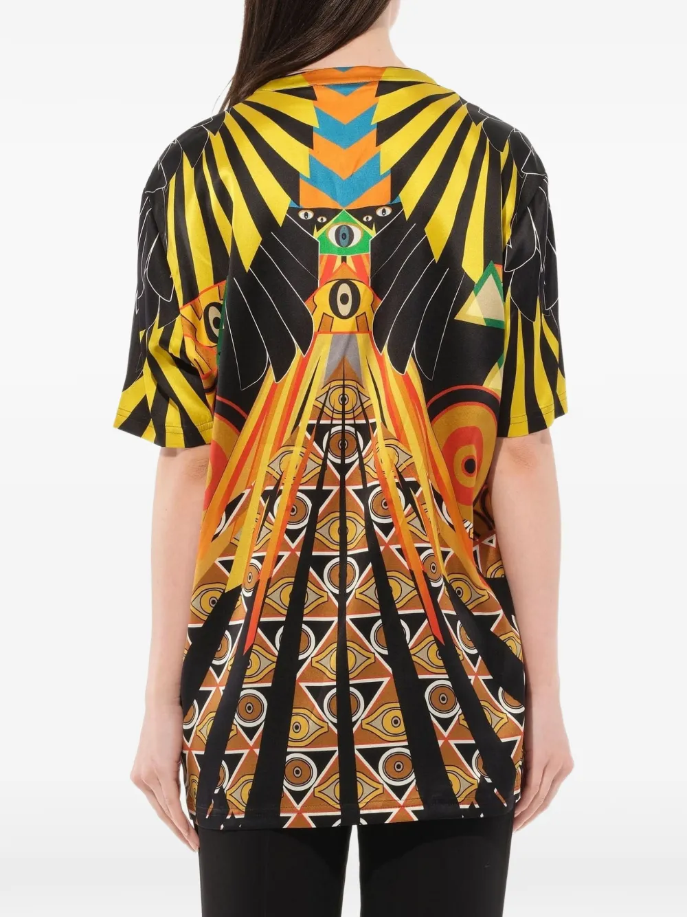 Givenchy 'Optical Wings' printed T-shirt Zwart