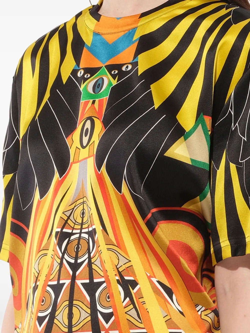 Givenchy 'Optical Wings' printed T-shirt Zwart