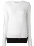 Michael Michael Kors contrast hem jumper - Neutrals