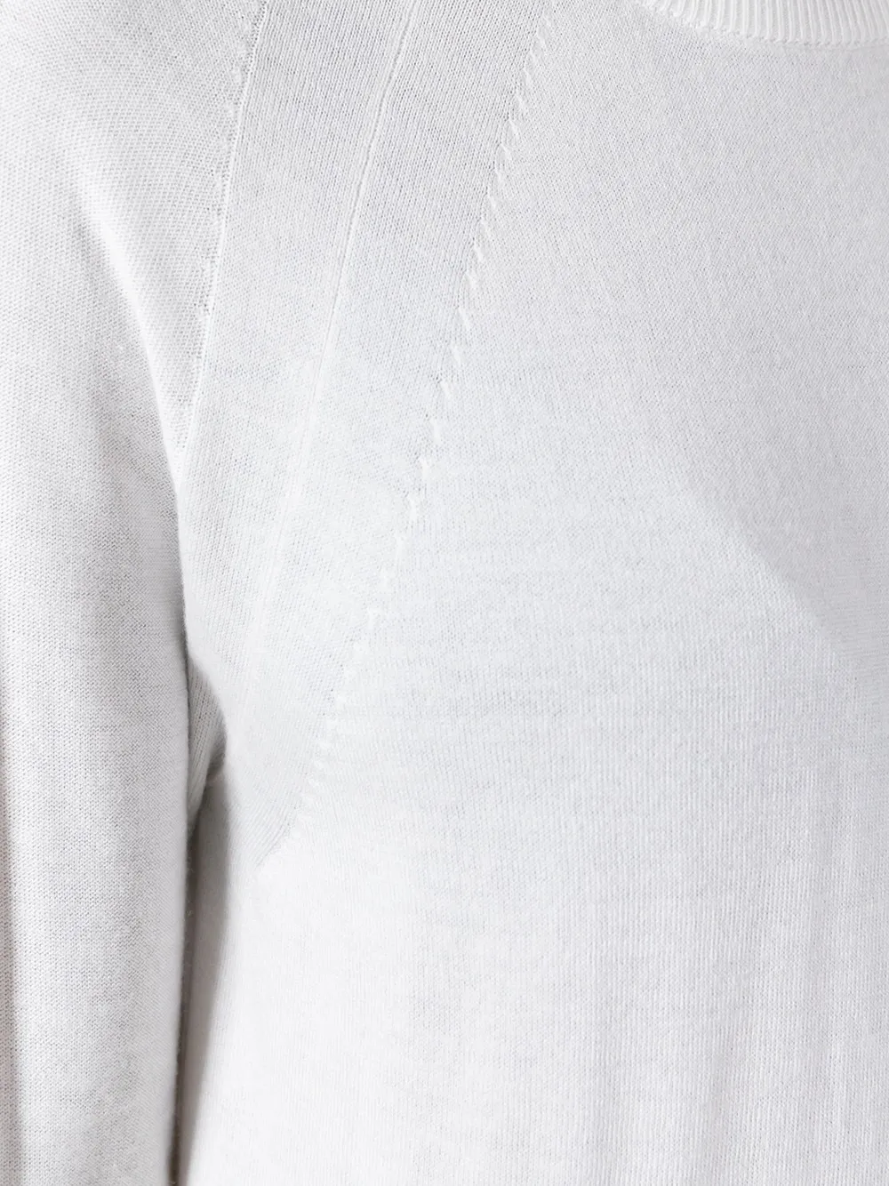 Michael Kors contrast hem jumper Beige