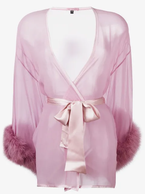 Gilda & Pearl Diana sheer silk robe