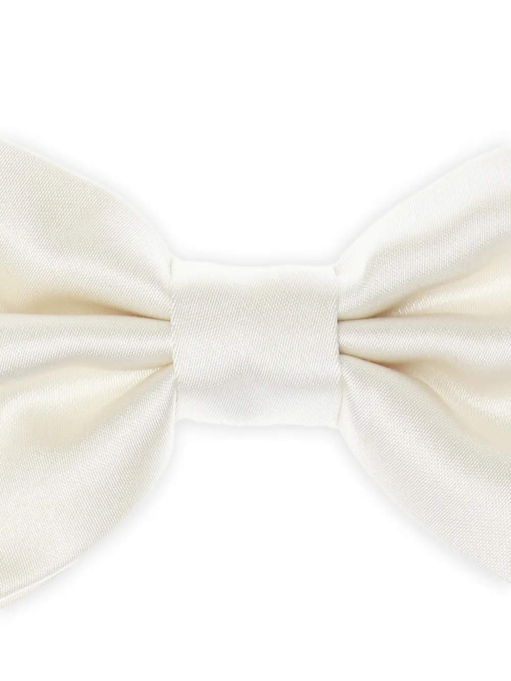  Dolce & Gabbana Fliege Aus Seide   Weiß 