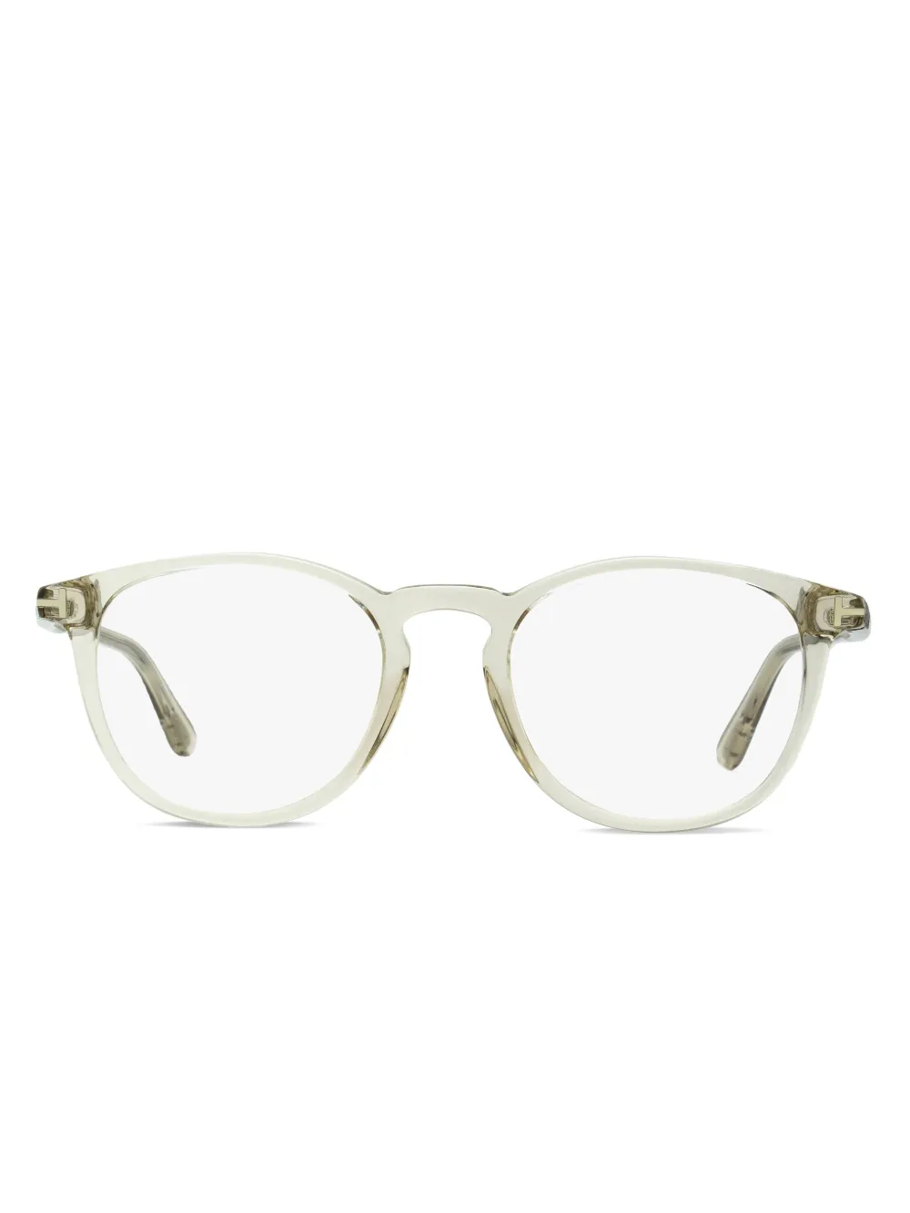 TOM FORD Eyewear トム・フォード・アイウェア ラウンド 眼鏡フレーム - ニュートラル TOM FORD Eyewear トム・フォード・アイウェア ラウンド 眼鏡フレーム - ニュートラル