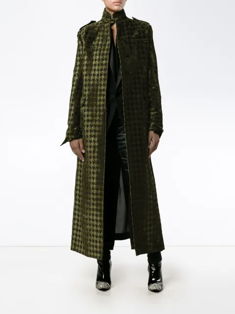 Haider Ackermann Houndstooth Fitted Coat - Farfetch