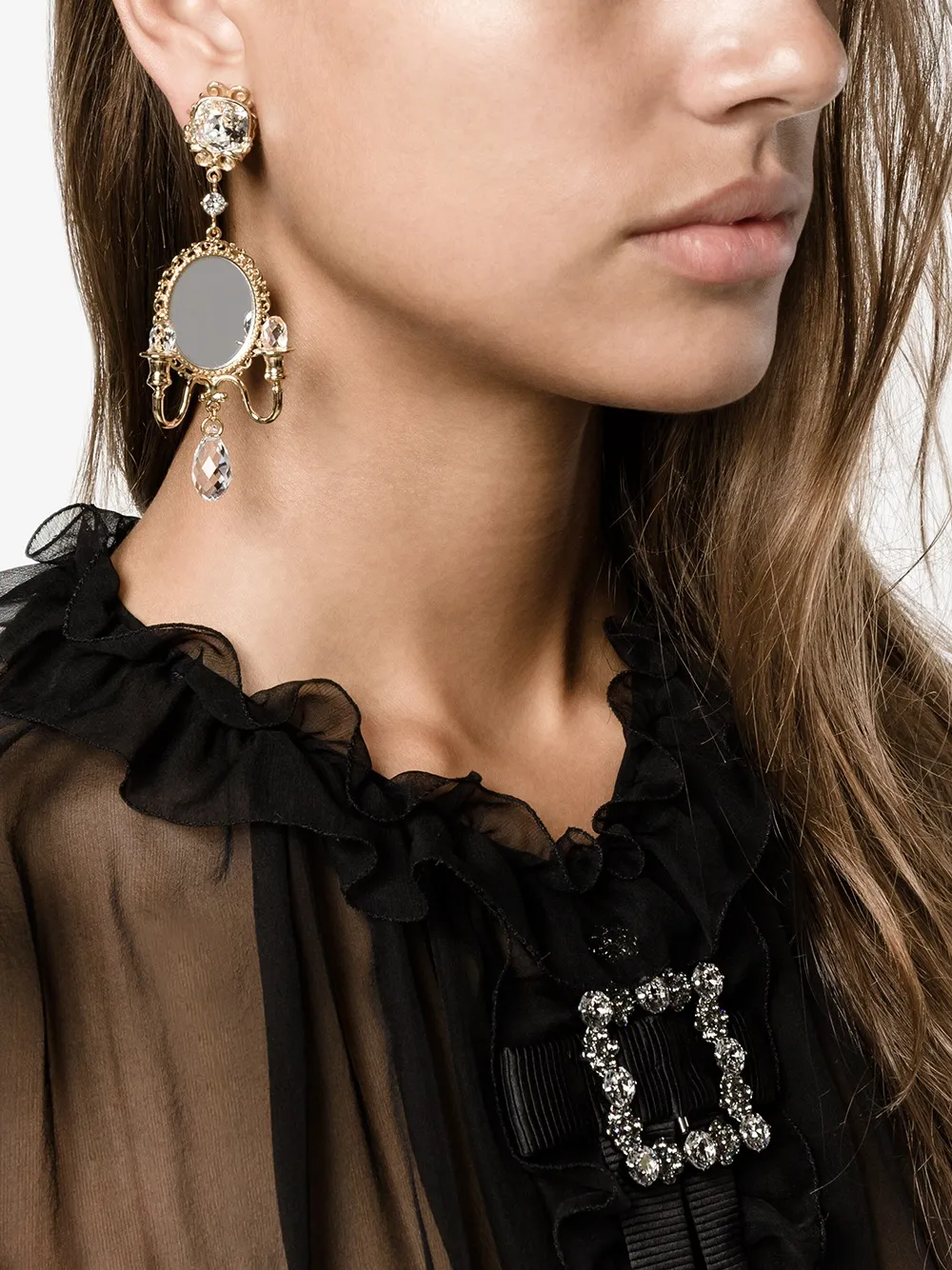 dolce & gabbana 吊灯耳环