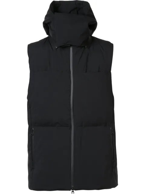 Y-3 hooded down vest