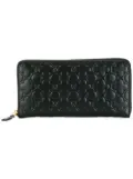 Comme Des Garçons Wallet embossed elongated wallet - Black