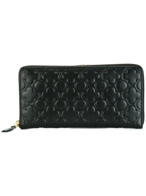 Comme Des Garçons Wallet embossed elongated wallet