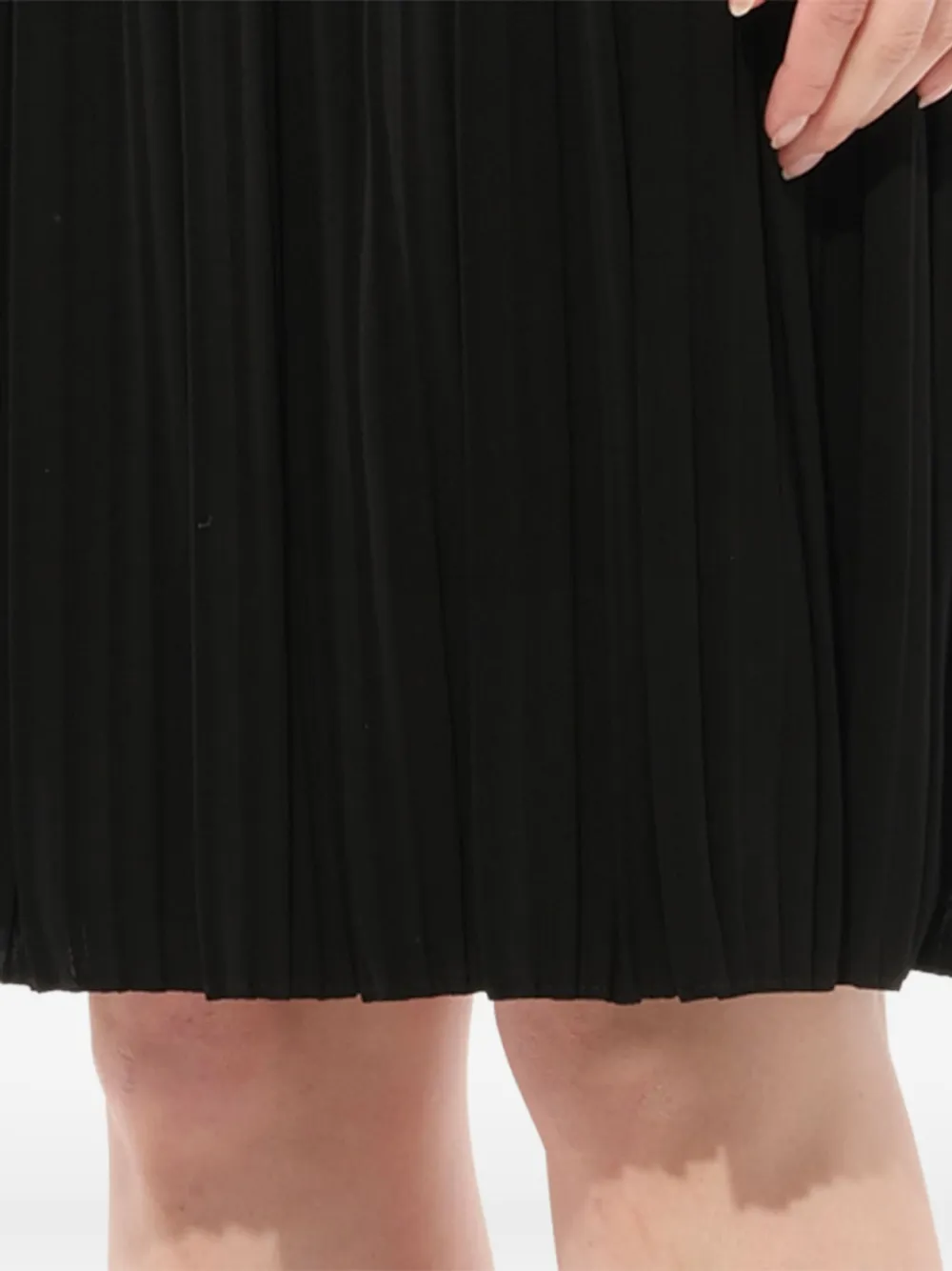 Givenchy pleated knee length skirt Zwart