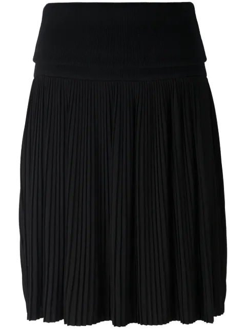 Givenchy pleated knee length skirt